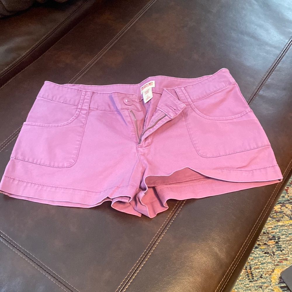 Purple Low Rise Shorts